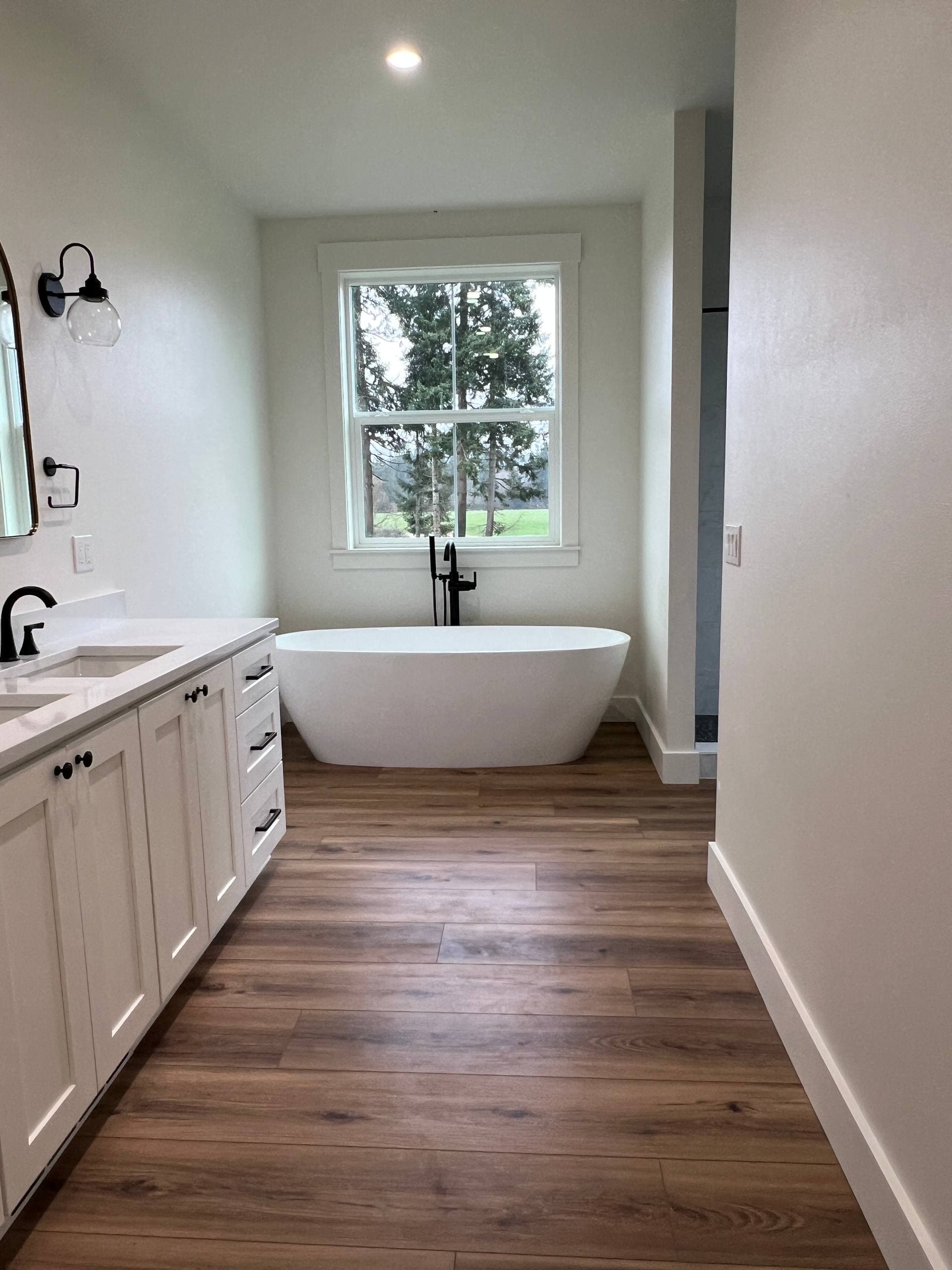 Double vanity master bath