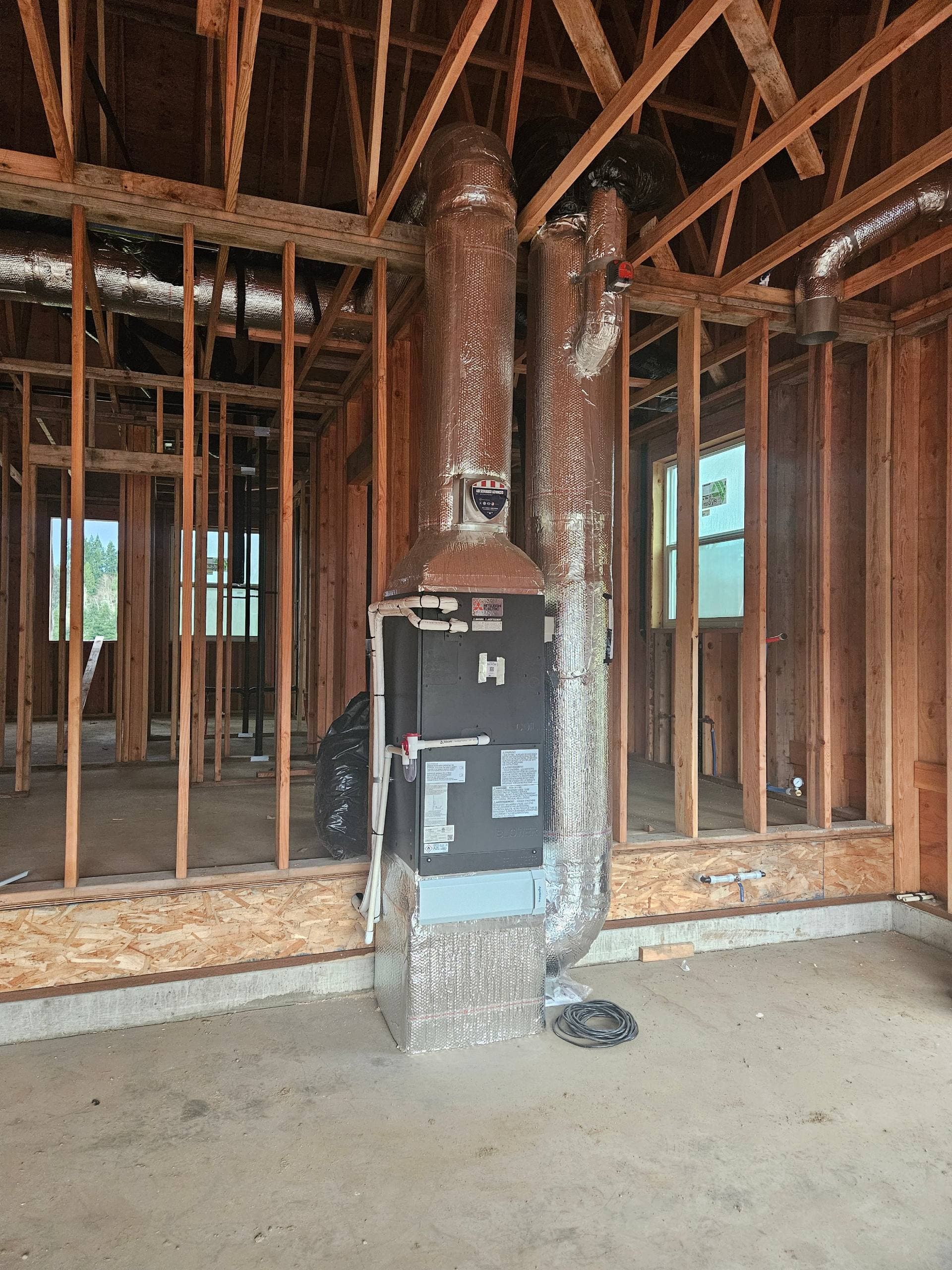 HVAC installation detail