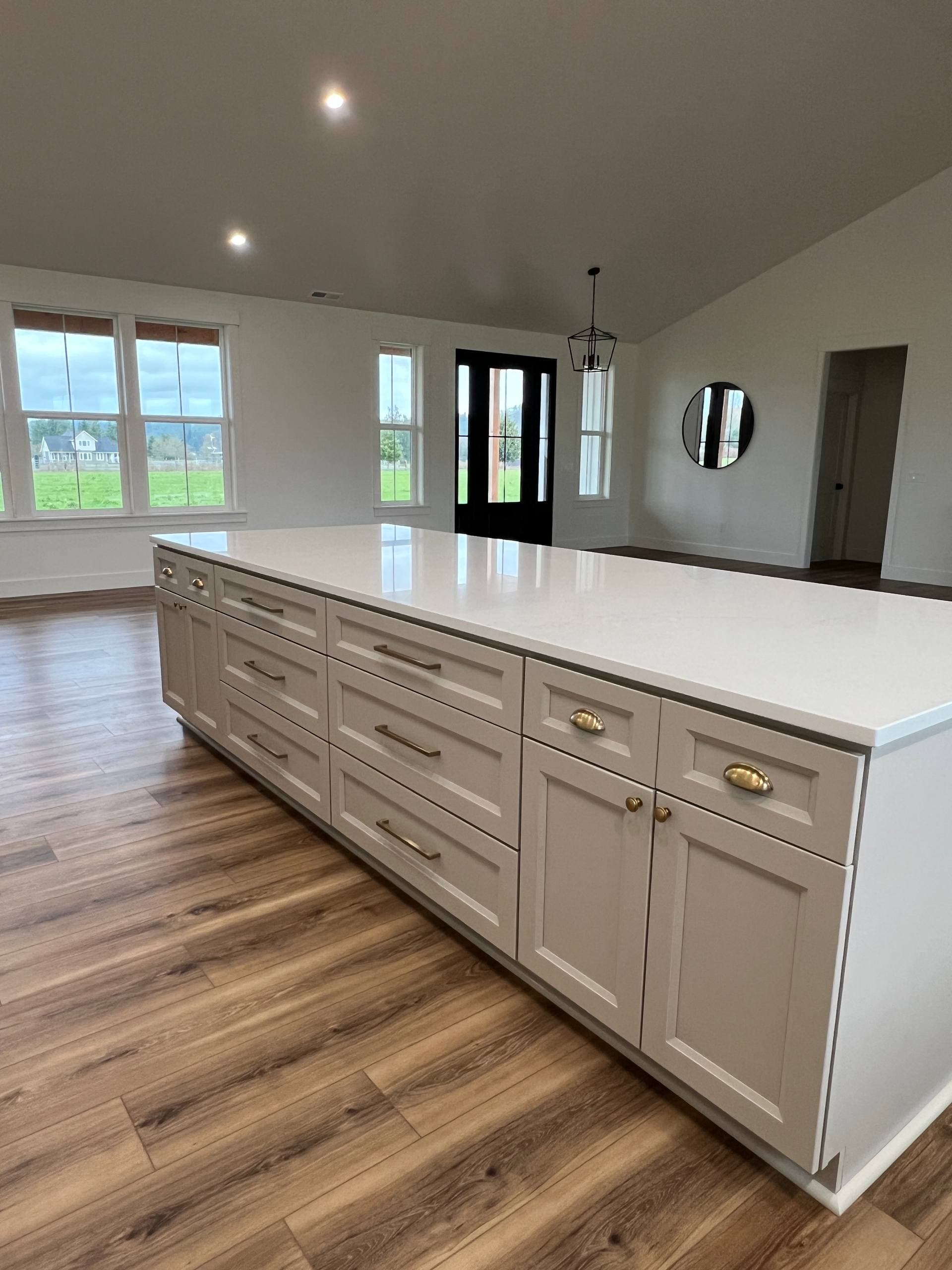 Kitchen island detail