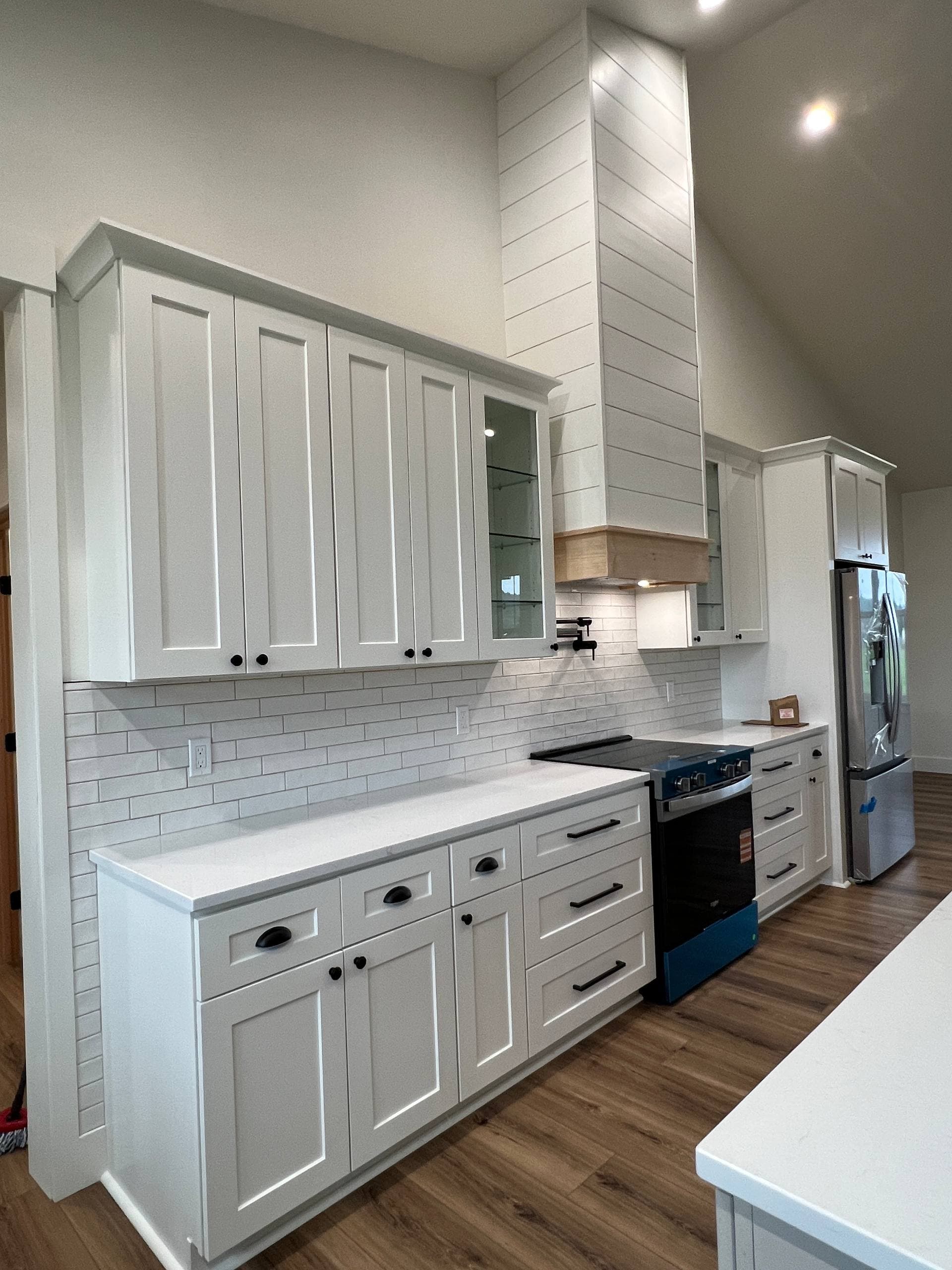 Custom kitchen finish detail