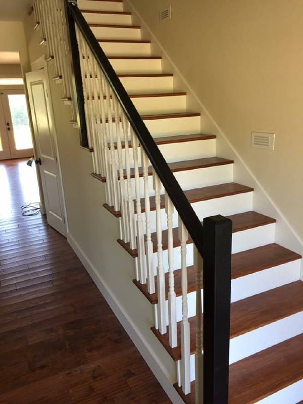 Open staircase detail